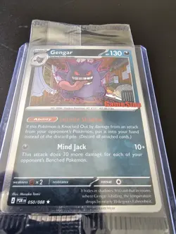 Gengar Promo Card Gamestop Pokemon Perfect Order Stamped 050/088 SEALED - Image 2