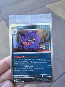 Gengar Promo Card Gamestop Pokemon Perfect Order Stamped 050/088 SEALED - Image 3