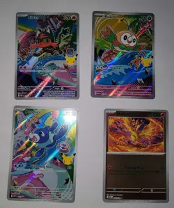 Pokemon 8 Card Lot Popplio, Litten, Rowlet, Mega Gengar.. - Image 2