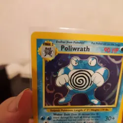 Pokemon Card - Poliwrath Base Set Unlimited 13/102 Holo Holo Rare GREAT COND. - Image 2
