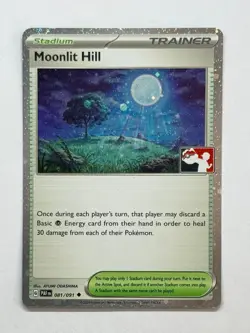 Pokemon TCG Moonlit Hill 081/091 Holo Uncommon Prize Pack Series Cards - Image 1