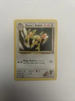 Blaine's Dodrio Gym Challenge 32/132 Uncommon Regular Unlimited Pokemon Card - Image 1