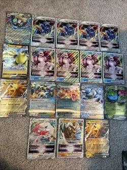 Pokemon JUMBO Card Lot of 18 - Image 1