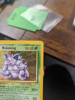 Pokemon TCG Base Set Nidoking Holo Rare Card 11/102 - Image 2