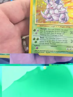 Pokemon TCG Base Set Nidoking Holo Rare Card 11/102 - Image 4