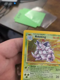 Pokemon TCG Base Set Nidoking Holo Rare Card 11/102 - Image 5