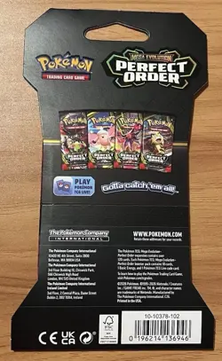 Pokemon: Mega Evolutions - Perfect Order Sleeved Booster Pack +1 Bonus Card - Image 2