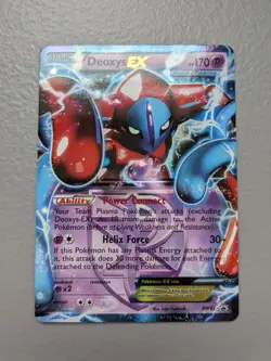 Pokemon Deoxys EX TCG Team Plasma BW82 Black & White Promo Holo Card - Image 1