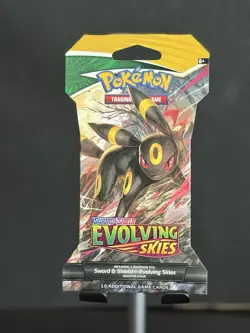 Pokemon Sword & Shield Evolving Skies Booster Pack 10 Cards Umbreon 2021 English - Image 1