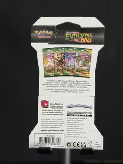 Pokemon Sword & Shield Evolving Skies Booster Pack 10 Cards Umbreon 2021 English - Image 2