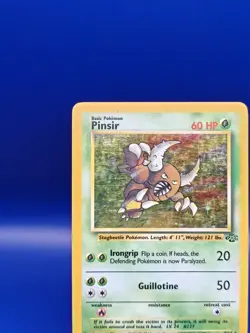 Pinsir 9/64 Jungle Set Holo Rare Pokemon Card Nintendo Pokemon TCG WOTC 1999 - Image 4