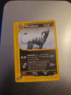 Pokemon Houndoom 12/144 Skyridge 2003 Non Holo E-Reader TCG Card - Image 1