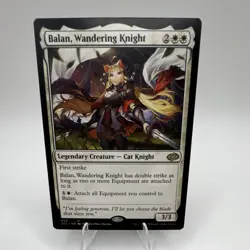 Wizards Balan, Wandering Knight Jumpstart 2022 Rare Legendary Creature White 053 - Image 1