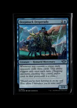 MTG Foil-Deepmuck Desperado-Outlaws of Thunder Junction #42 - Image 1