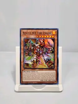 Rescue-ACE Fire Engine AMDE-EN006 Super Rare 1st Edition Yugioh - Image 1