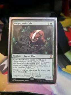 Magic the Gathering Badgermole Cub Mint Condition - Image 1