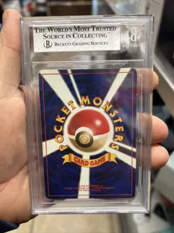 Vintage Misty’s Gyarados 1998 Pokemon Japanese Gym Holo Rare 130 BGS 7 PSA CGC - Image 2