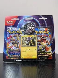 Pokemon TCG Raikou 2 Pack Blister Mega Evolution & Phantasmal Flames - Image 1