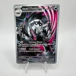 Pokemon Galarian Obstagoon 245/217 Ascended Heroes Illustration Rare IR TCG Card - Image 1
