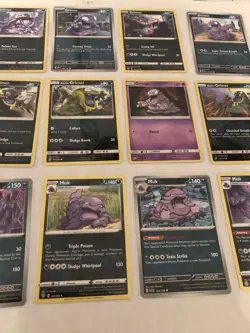 Lot of 12 Grimer and Muk Pokemon Cards - Image 3