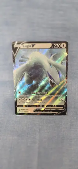 Lugia V 138/195 Pokemon TCG Ultra Rare SWSH12: Silver Tempest Near Mint - Image 1