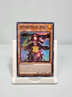 Infernoble Knight - Renaud AMDE-EN038 1st Edition Super Rare Yugioh - Image 1