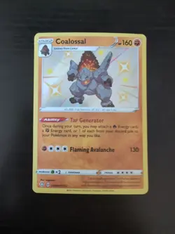 2021 Pokemon Coalossal SV069/SV122 Shining Fates: Shiny Vault Holo - Image 1