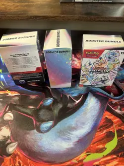 Pokemon Scarlet & Violet: Prismatic Evolutions Booster Bundle 3 Boxes English - Image 5