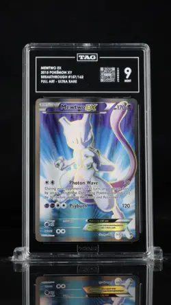 Mewtwo EX XY Breakthrough 157/162 Pokemon 2015 Full Art TAG 9 - Image 1