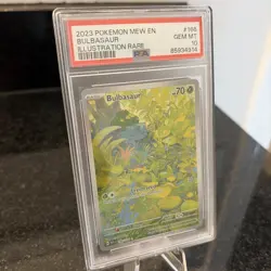 Pokemon Bulbasaur MEW 151 Card 166 PSA 10 Special Illustration Rare - Image 3
