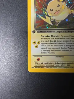 Pokemon Dark Raichu Holo TCG 83/82 1st Edition Secret Rare 2000 *FART SWIRL🌀* - Image 5