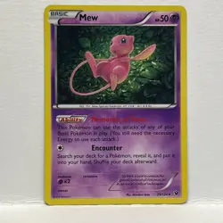 2016 Pokemon Mew 29/124 Holo XY Fates Collide - Image 1