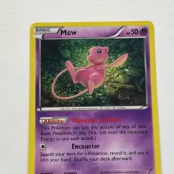 2016 Pokemon Mew 29/124 Holo XY Fates Collide - Image 2