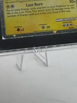 2010 Pokemon Triumphant Holographic #96 Magnezone SGC 10 (small case crack) - Image 2