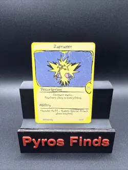 Zaptweet (Zapdos) #145 - First Edition First Print PokeDoodly Fan Art - Pokemon - Image 1