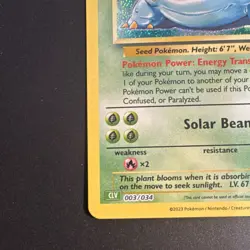 Pokemon TCG Venusaur 100 HP Classic Collection Holo 003/034 2023 - Image 5