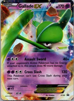 Gallade EX XY45 Promo XY Black Star Promos Pokemon LP - Image 1