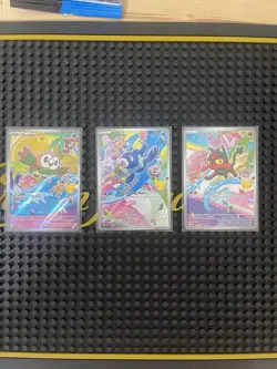 Pokemon TCG First Partner Illustration Promo Rowlet Popplio Litten English - Image 1