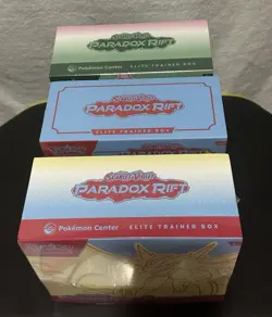 Paradox Rift 3 ETB LOT + Booster Box Sealed New Pokemon Center Exclusive - Image 3