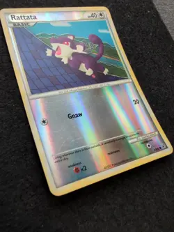 Pokemon TCG Rattata Undaunted 64/90 Reverse Holo Common - Image 3