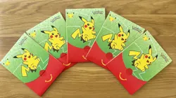 5x Pokemon McDonald’s 25th Anniversary Booster Packs (2021) Sealed UK - Image 1