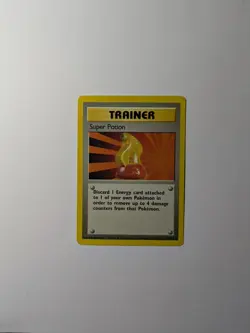 Super Potion 90/102 Uncommon Base Set Unlimited Pokemon Moderately Played - Image 1