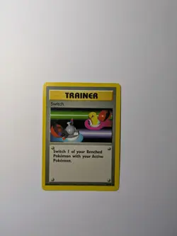 Switch 123/130 Common Base Set 2 Pokemon Moderately Played - Image 1