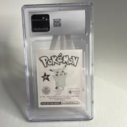 Raichu (166) Pokemon Merlin 1998 sticker Series , Graded English CGC 8 - Image 5