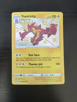 2021 Pokemon Toxtricity SV042/SV122 Shining Fates: Shiny Vault Holo - Image 1