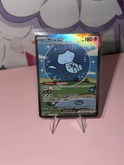 Pokemon Mew ex 232/091 SV: Paldean Fates Special Illustration Rare Holo Full Art - Image 1