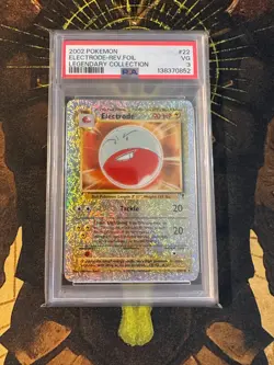 Pokemon Electrode 22/110 Legendary Collection Reverse Holo PSA 3 - Image 1