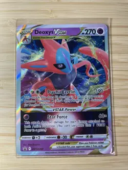 Pokemon Sword & Shield "Deoxys VSTAR" SWSH268 / Black Star Promo / Near Mint - Image 1