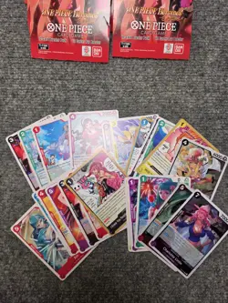 Lot of 10 ONE PIECE TCG EB-03 Heroines English Searched Opened Booster Packs - Image 1