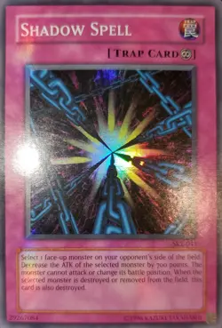 Yugioh 2004 Shadow Spell Holo Bleed 🩸 SR SKE-041 Near Mint - Image 1